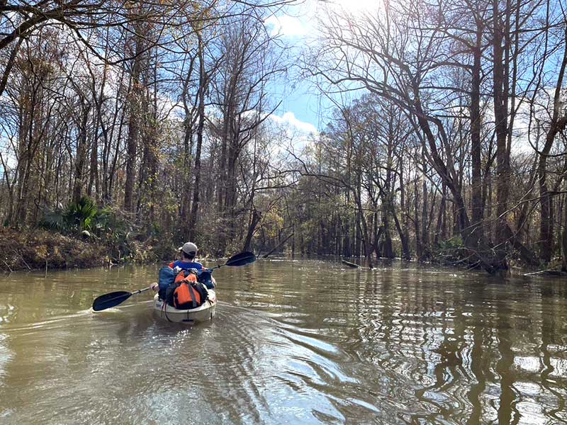 Kayaking near Mobile Bay