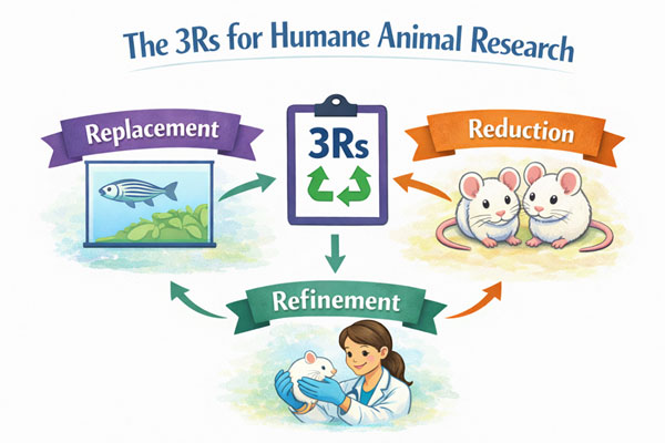 Support the 3Rs (Replacement, Reduction & Refinement)